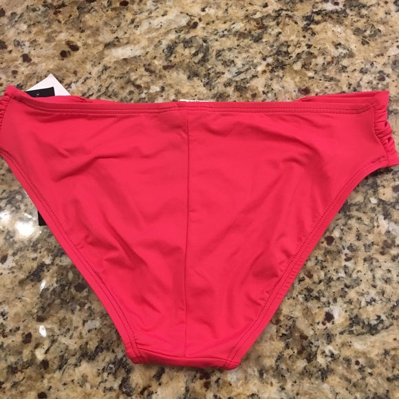NWT LA BLANCA PINK BIKINI BOTTOM 4 - Picture 2 of 2